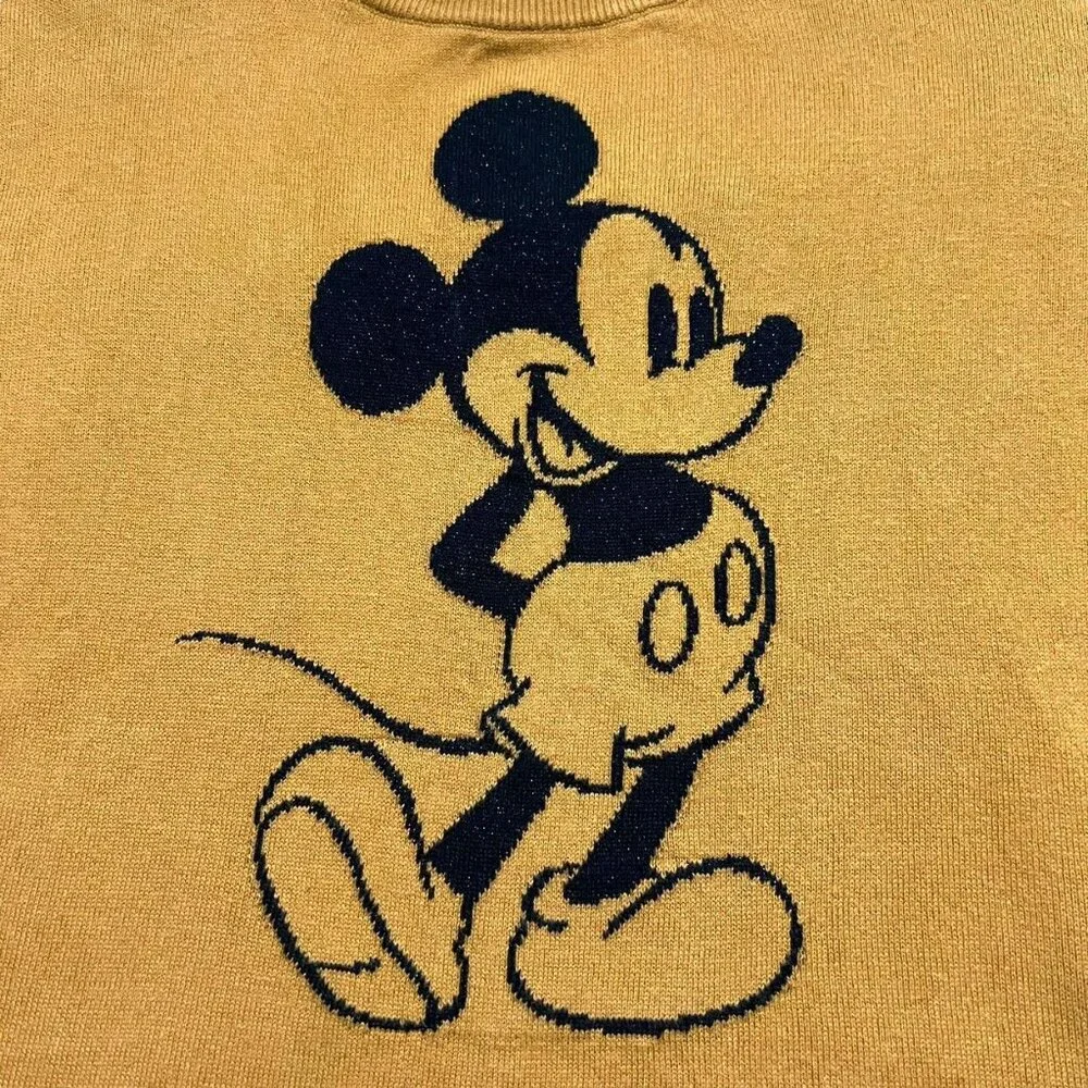 Gap Kids + Disney M (8Y) Mickey Mouse Intarsia Sweater